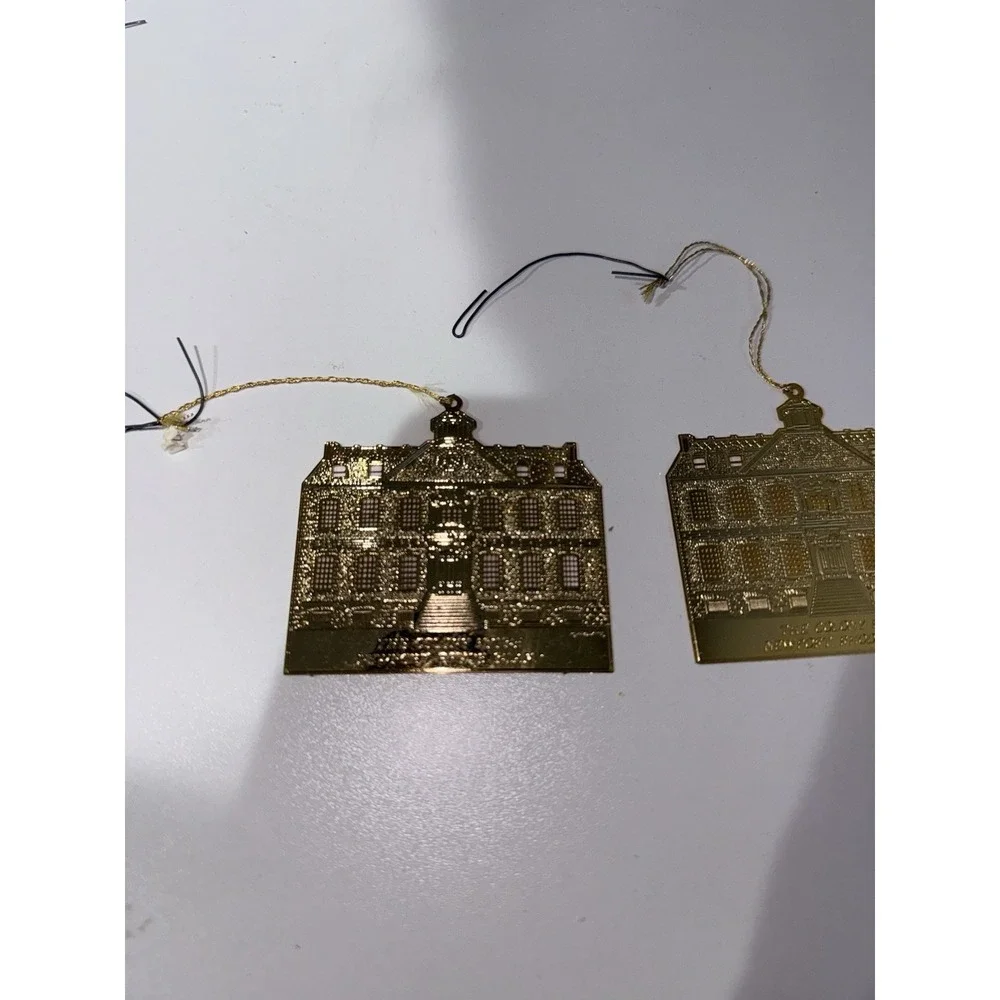 The Colony House Brass Christmas Ornament‎ Newport Rhode Island